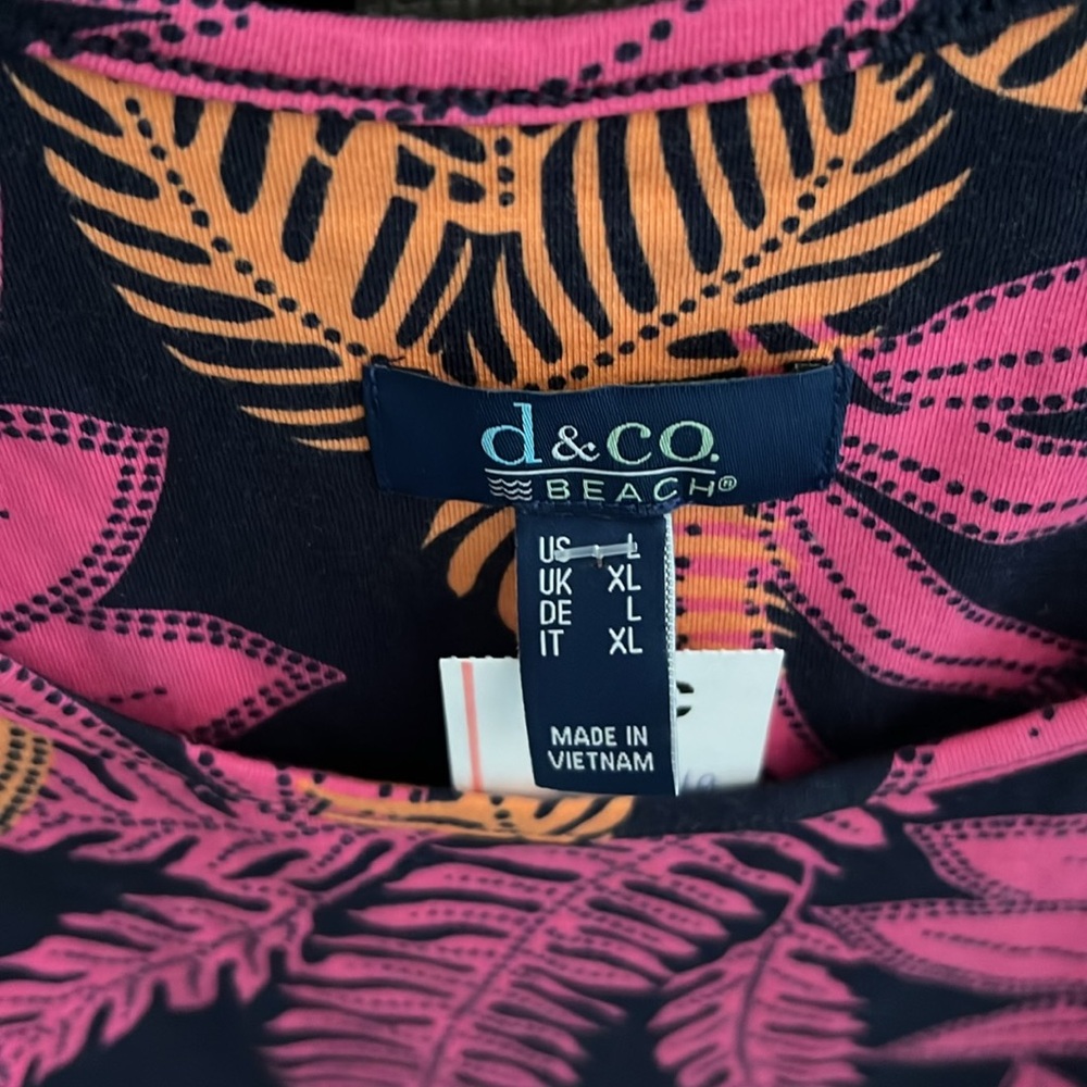 Denim & Co. Beach Jersey Tank Top Size L - Picture 3 of 4